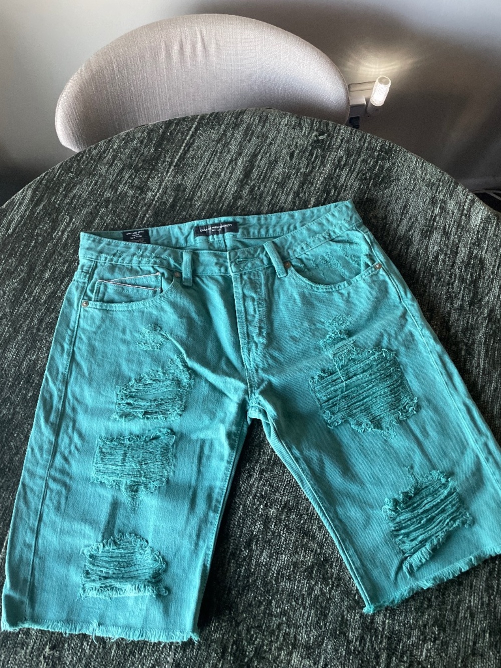 Cult of Individuality Teal Shorts